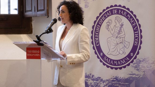 La presidenta del COF de Salamanca, María Engracia Pérez Palomero.