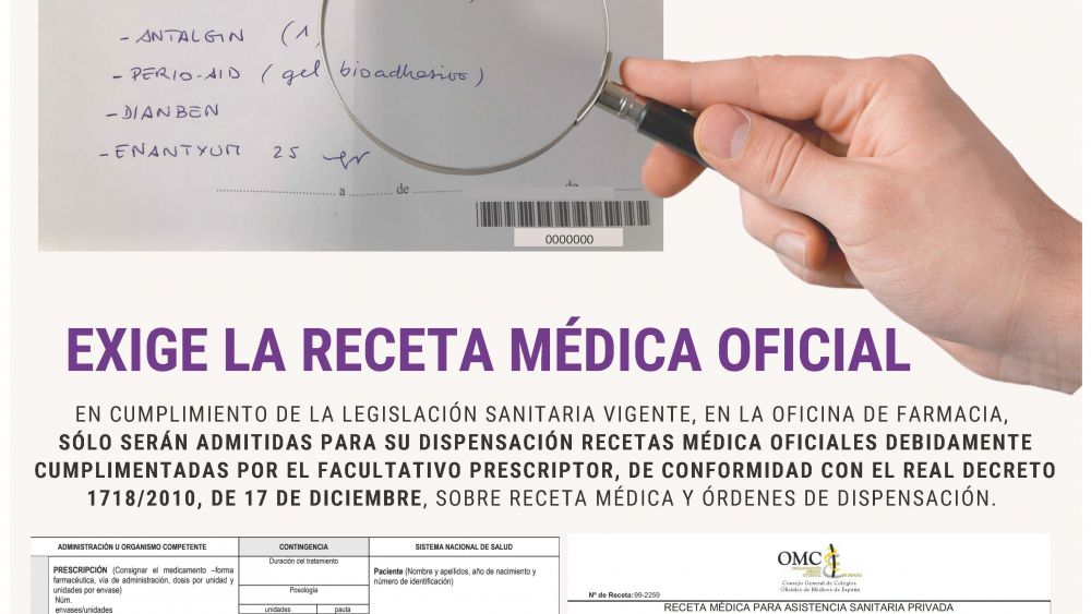 Los farmacéuticos de Castellón instan a los facultativos sanitarios a que  prescriban la receta médica exigida por ley